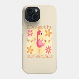 Flamingo Death Metal Phone Case