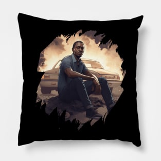 Anthony Mackie Twisted Metal Pillow