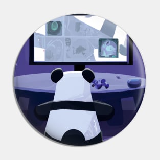 Gaming Panda Pin