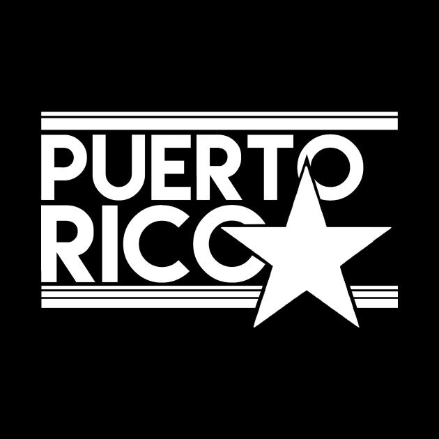 Puerto Rico Estrella Mi Bandera Negra Puerto Rican Flag by PuertoRicoShirts