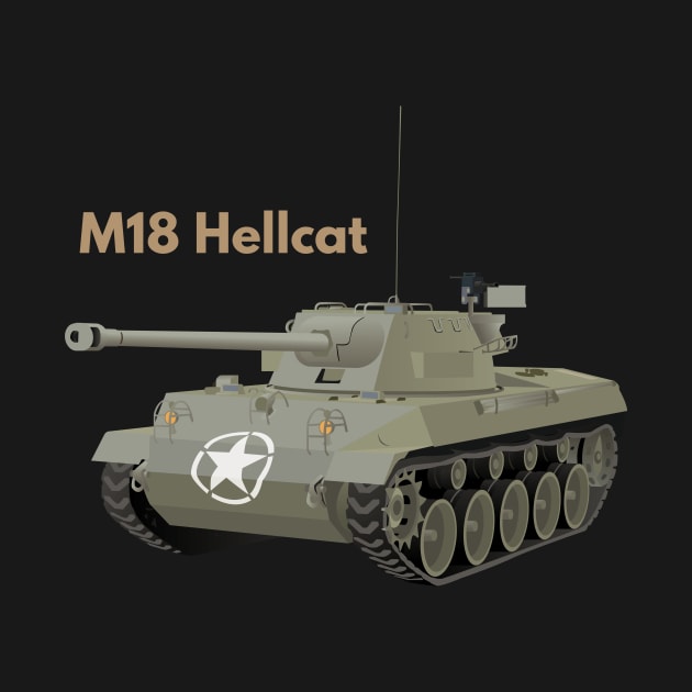 M18 Hellcat American WW2 Tank Destroyer by NorseTech