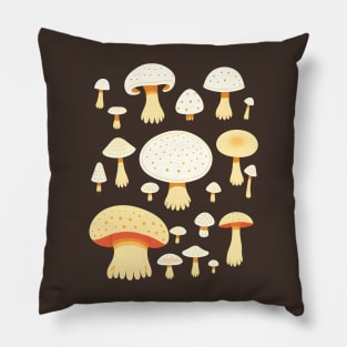 Mushroom Pattern Pillow