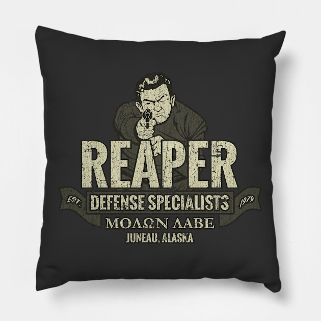 Reaper Defense Specialists Pillow by JCD666