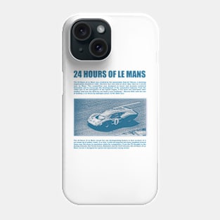 24 hours of le mans Phone Case