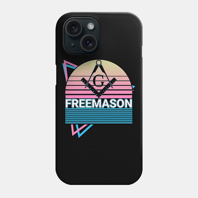 Freemason Freemasonry Masonic Masonry Retro Gift Phone Case by Alex21