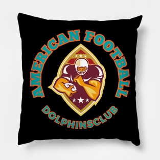 Miami Dolphins Football Team fan 7 Pillow