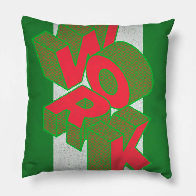 Work for life, life for work 04 Pillow by Nangers Studio