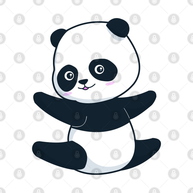 Hug A Panda With Love Animal Costume Graphic by Jay Diloy