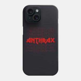 IRON TEXT || METAL ANTHRAX Phone Case