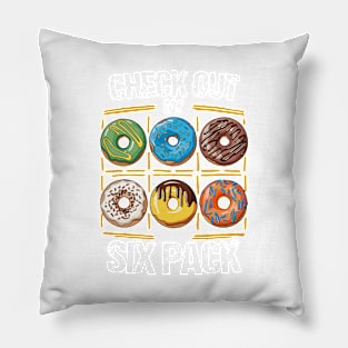 Colorful Donut Delights for Sweet Lovers Pillow