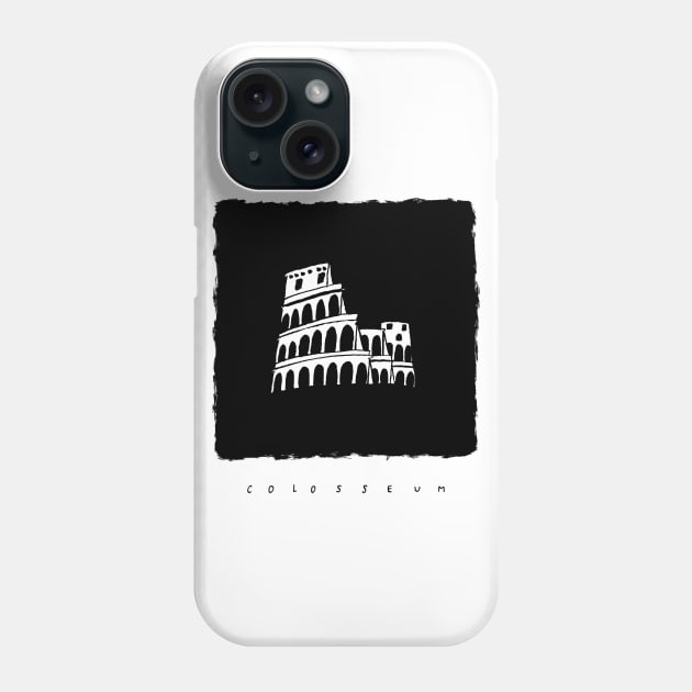 Colosseum ink Phone Case by Aidi Riera