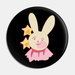 Oshi no Ko Ai Hoshino Cute Bunny Star Ribbon Design Pin