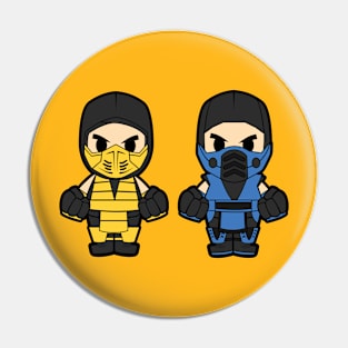 Scorpion Sub Zero Mortal Kombat Pin