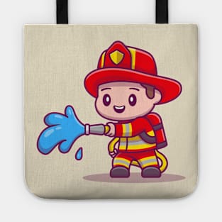 Cute Firefighter Tote