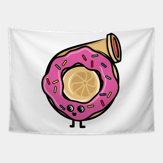 Turbo Donut 1 Tapestry by hoddynoddy