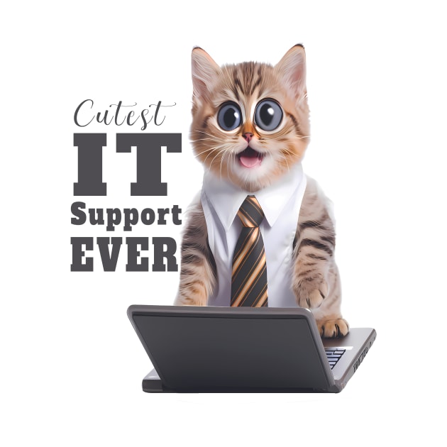 Cutest IT support ever by Tiessina Designs