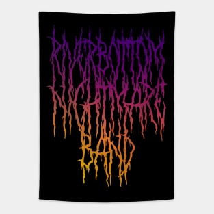 Riverbottom Nightmare Band Metal Logo Tapestry