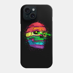 Rainbow LGBT Skull Phone Case