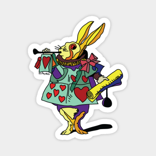 Alice In Wonderland - The White Rabbit Magnet