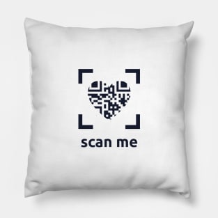 Scan the love QR Code Pillow