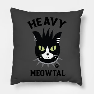 HEAVY MEOWTAL Pillow