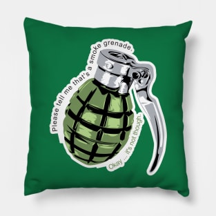 Smoke Grenade Pillow