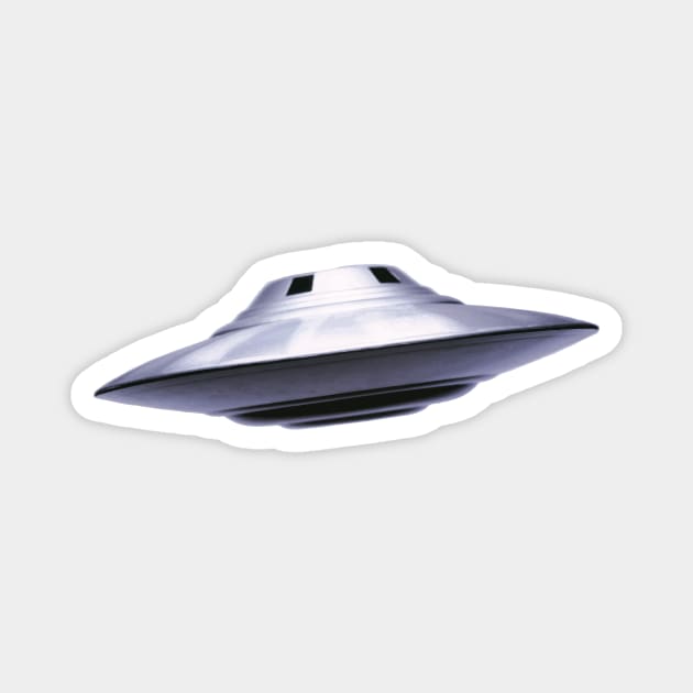 Flying Saucer Magnet by at1102Studio