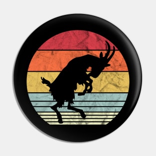 Billy Strings Goat Silhouette Retro Vintage Pin