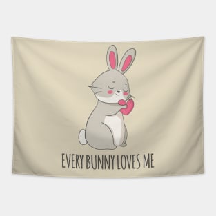 Every Bunny Loves Me - Cute Rabbit Gift Tapestry