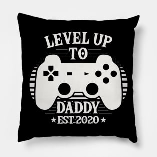 Leveled Up To Daddy Est 2020 Pillow