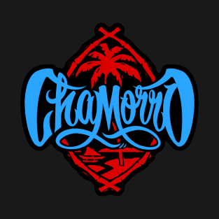 Chamorro Red Blue T-Shirt