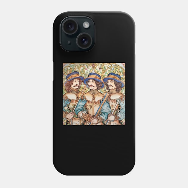 The Three Musketeers Phone Case by ComicsFactory