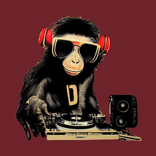 Funky Monkey DJ T-Shirt