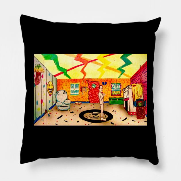 Peewee's Playhouse Pillow by StewStudio