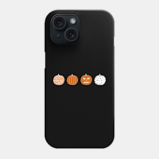 Pumpkins leopard and dots details Phone Case