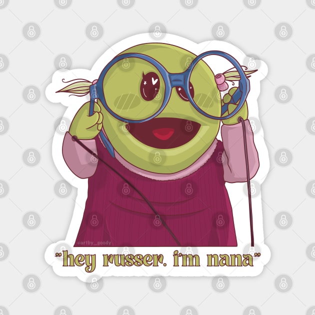 Nanalan hey russer I’m nana Magnet by Artbygoody