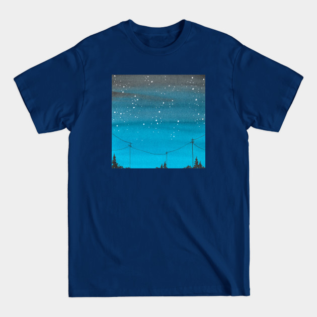 Blue Galaxy - Stars - T-Shirt