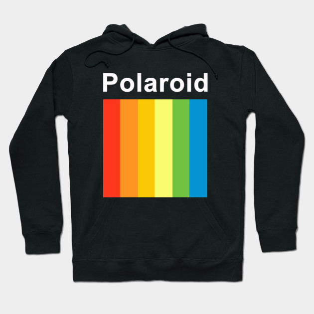 polaroid rainbow hoodie