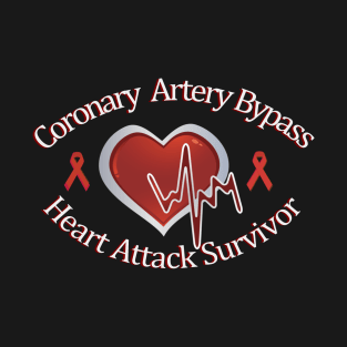 Coronary Artery Bypass Heart Attack Survivor T-Shirt