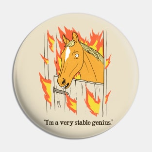 Stable Genius Pin