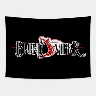 Blond Viper Logo Black Tapestry