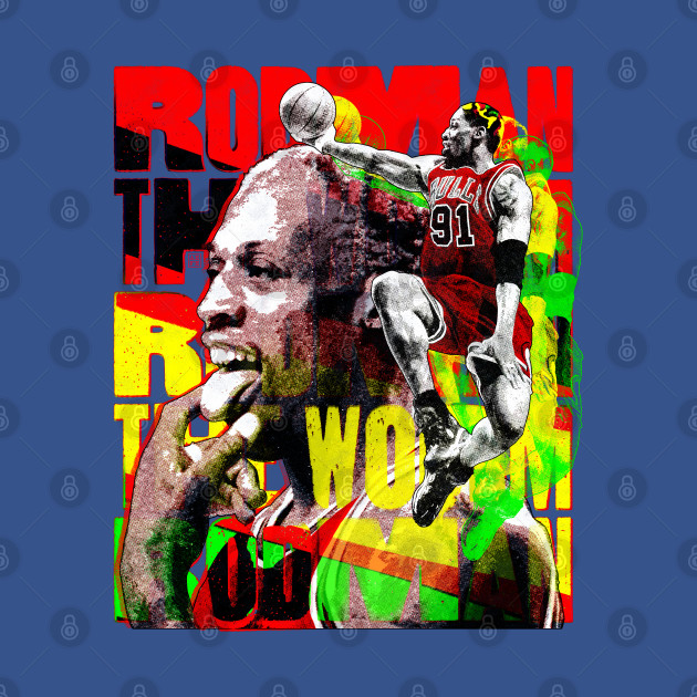 Disover Rodman 91 - Dennis Rodman - T-Shirt