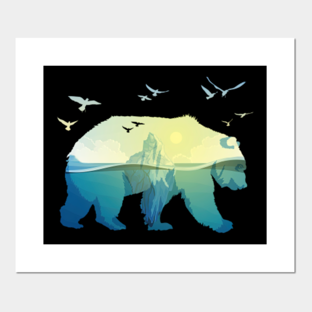 Bear Double Exposure Surreal Wildlife Animal - Bear Double Exposure - Posters and Art Prints | TeePublic Bear Double Exposure Surreal Wildlife Animal - Bear Double Exposure - Posters and Art Prints | TeePublic