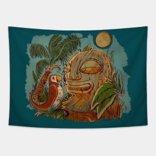 Island Chatter Tapestry