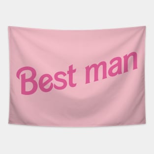 Best Man Barbie logo Tapestry