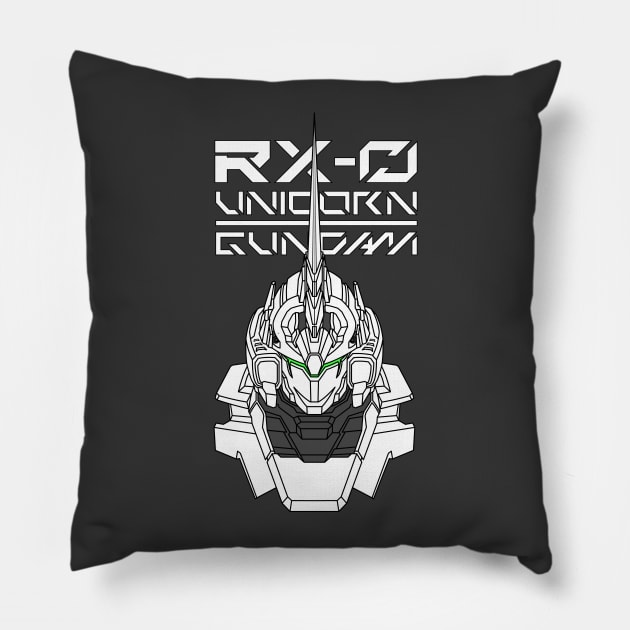 RX-0 unicorn gundam Pillow by garistipis