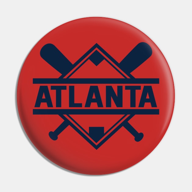 Atlanta Diamond Alternate Pin by CasualGraphic