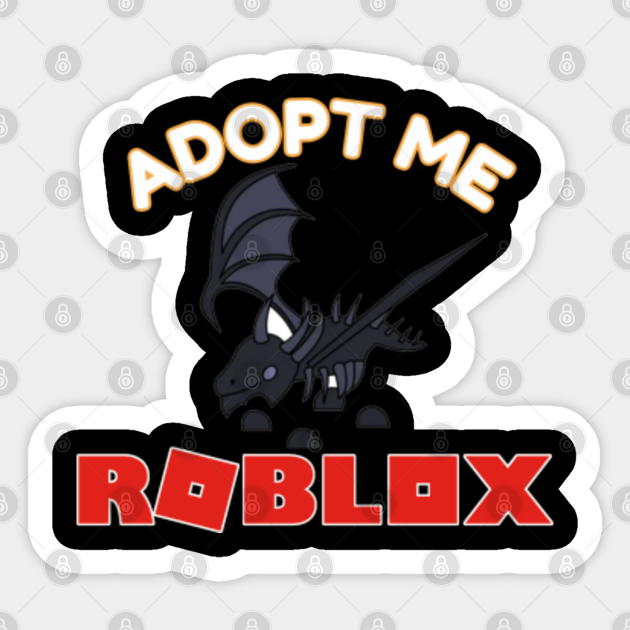 Roblox Adopt Me Pet Shadow Dragon Roblox Sticker Teepublic - shadow dragon in roblox