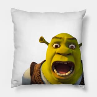 cara sherk meme Pillow