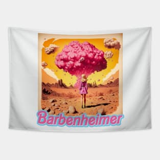 Barbenheimer, Barbie vs Oppenheimer mashup Tapestry